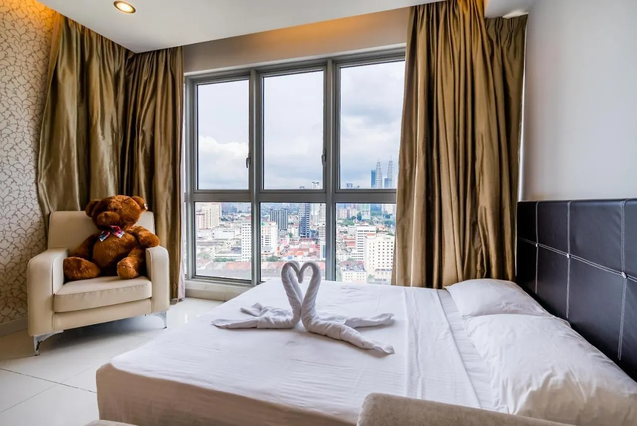 Apartament Wonderful Klcc View At Regalia Suites Kuala Lumpur Malezja